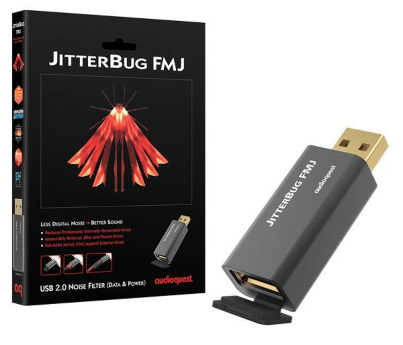 值得投資的重金屬優化小輔件 -- AudioQuest JitterBug FMJ USB 2.0 噪音過濾器