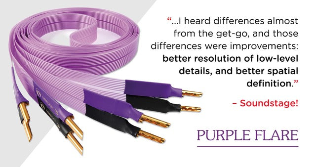 Purple Flare Speaker Cable