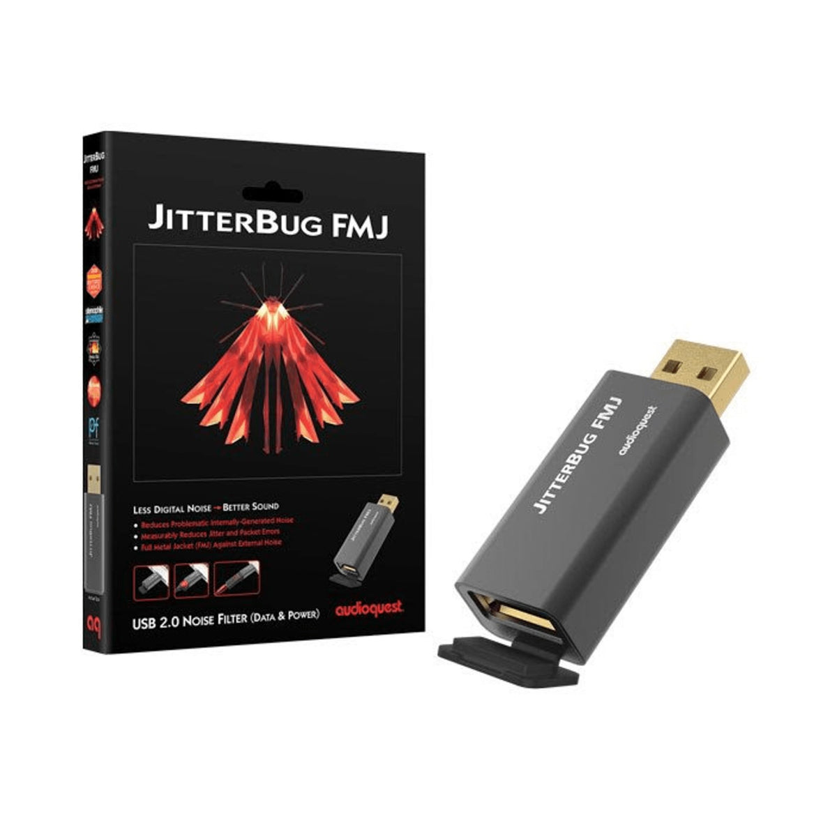 AudioQuest JitterBug FMJ USB 2.0 Noise Filter | Hifi Shop